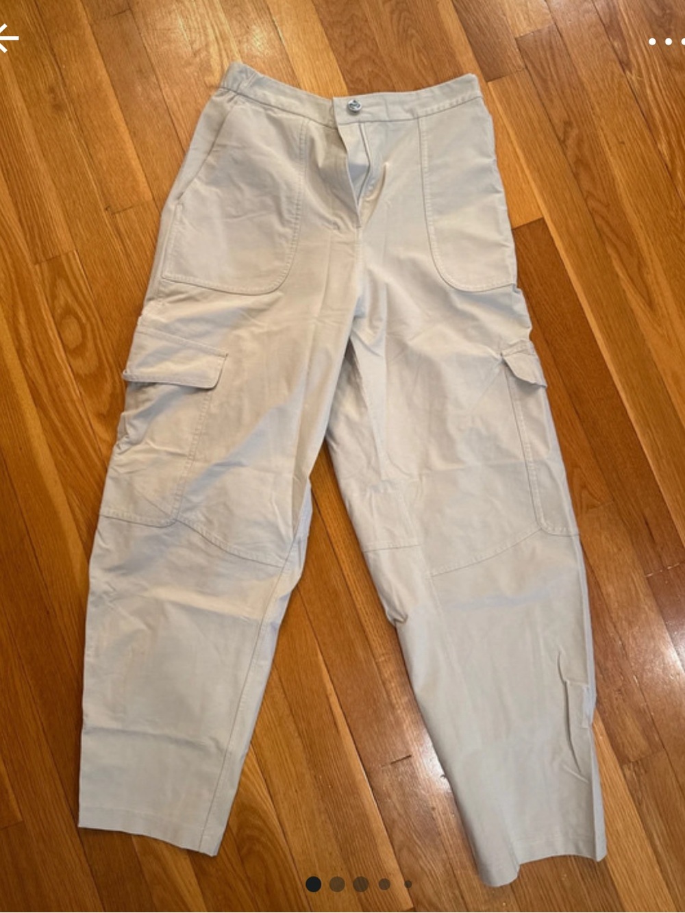 Lululemon Cargo Pants in Light Beige